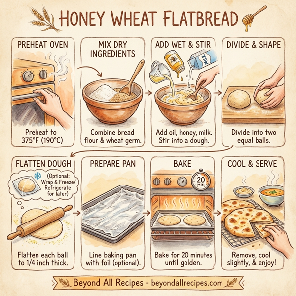Honey Wheat Flatbread instructions