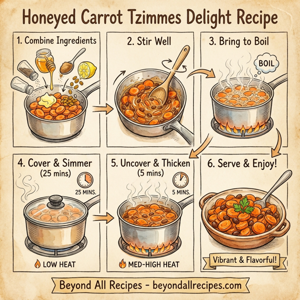 Honeyed Carrot Tzimmes Delight instructions