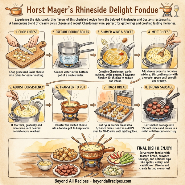 Horst Mager's Rhineside Delight Fondue instructions