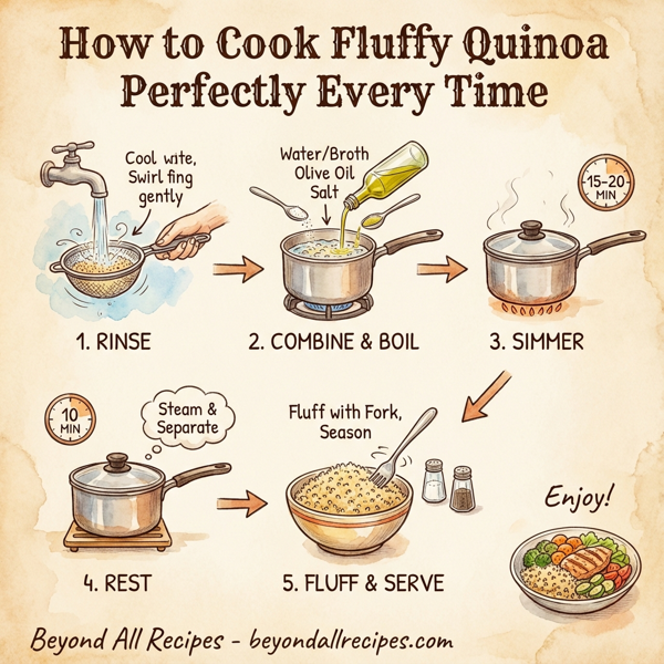How to Cook Fluffy Quinoa Perfectly Every Time instructions