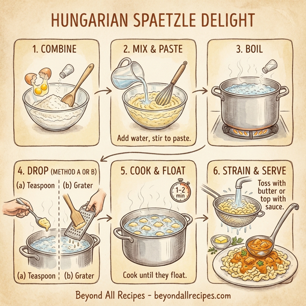 Hungarian Spaetzle Delight instructions