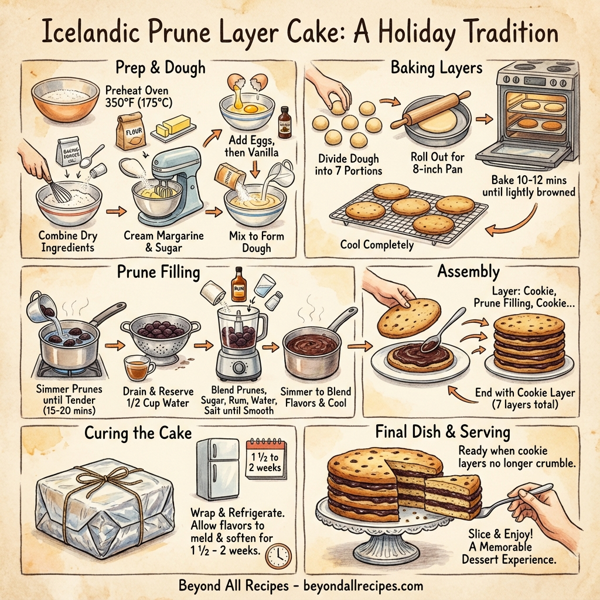 Icelandic Prune Layer Cake instructions