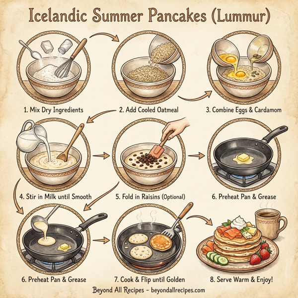 Icelandic Summer Pancakes instructions