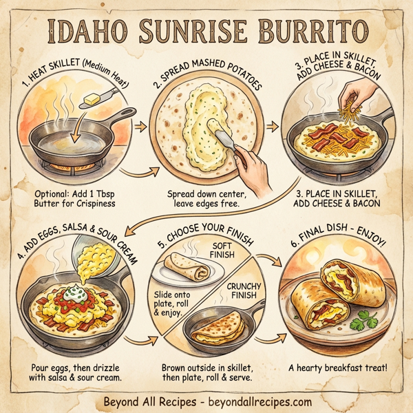 Idaho Sunrise Burrito instructions