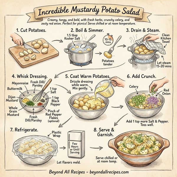 Incredible Mustardy Potato Salad instructions