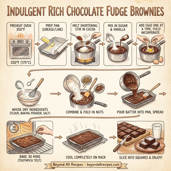 Indulgent Rich Chocolate Fudge Brownies instructions