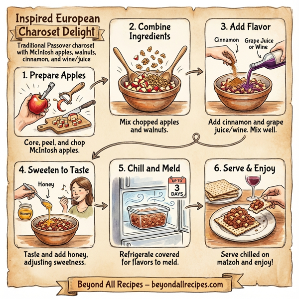 Inspired European Charoset Delight instructions