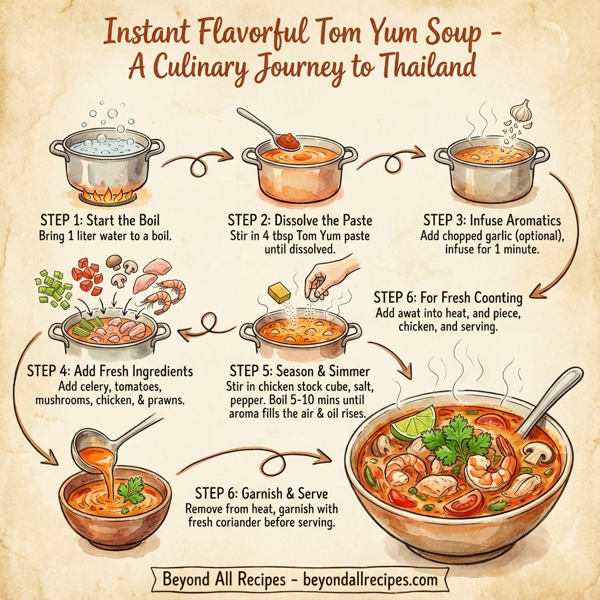 Instant Flavorful Tom Yum Soup instructions