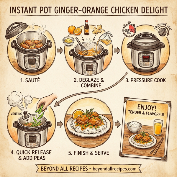 Instant Pot Ginger-Orange Chicken Delight instructions