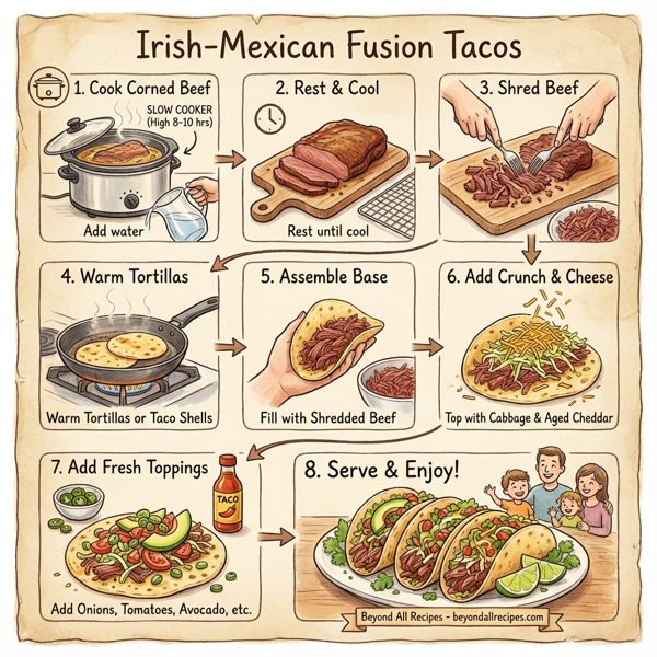Irish-Mexican Fusion Tacos instructions