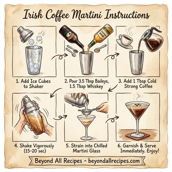 Irish Coffee Martini instructions