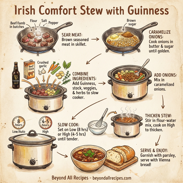 Irish Comfort Stew with Guinness instructions