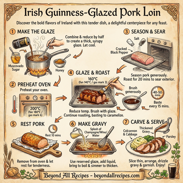 Irish Guinness-Glazed Pork Loin instructions