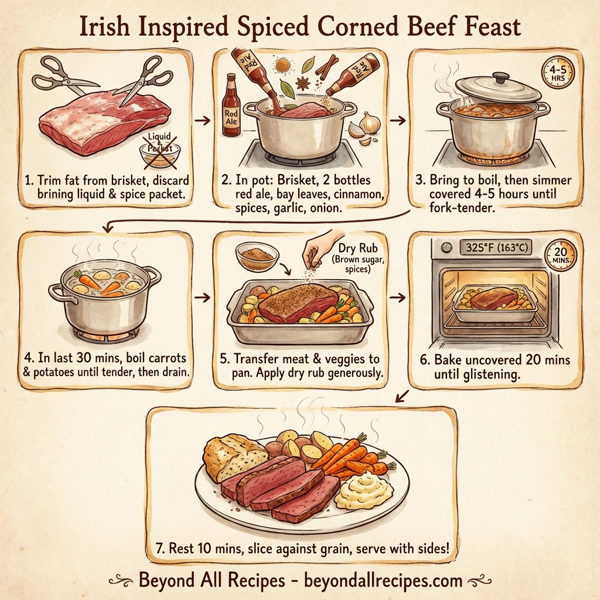 Irish Inspired Spiced Corned Beef Feast instructions