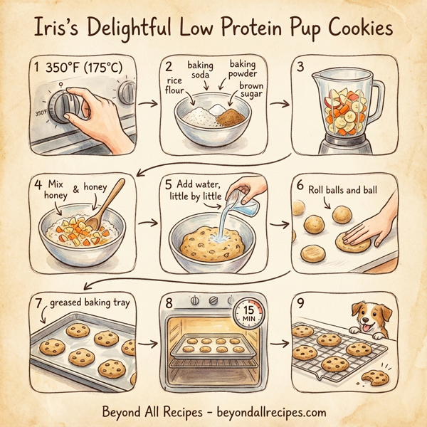 Iris's Delightful Low Protein Pup Cookies instructions