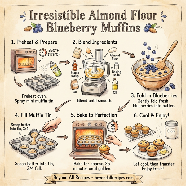 Irresistible Almond Flour Blueberry Muffins instructions