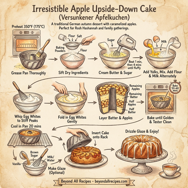 Irresistible Apple Upside-Down Cake instructions