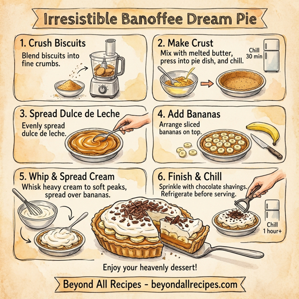 Irresistible Banoffee Dream Pie instructions