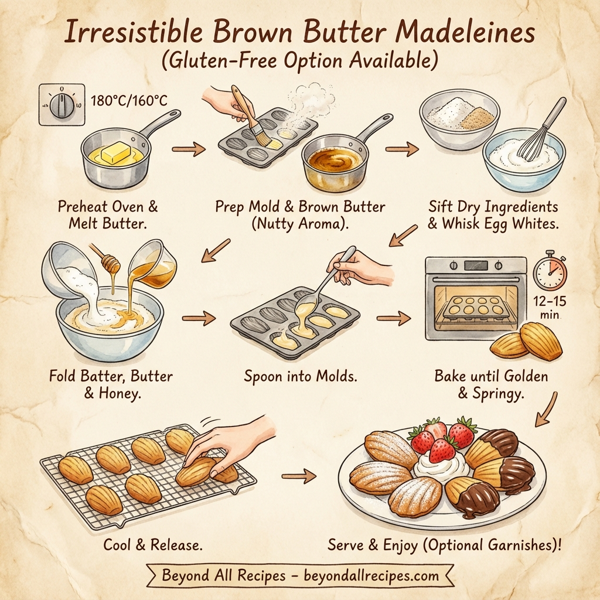 Irresistible Brown Butter Madeleines (Gluten-Free Option Available) instructions