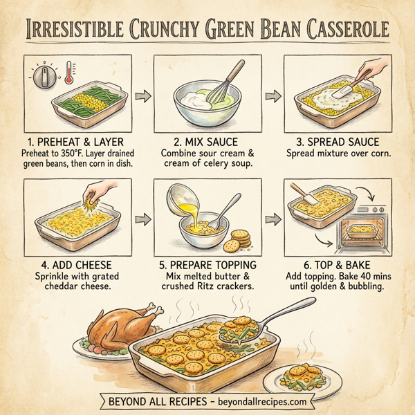 Irresistible Crunchy Green Bean Casserole instructions