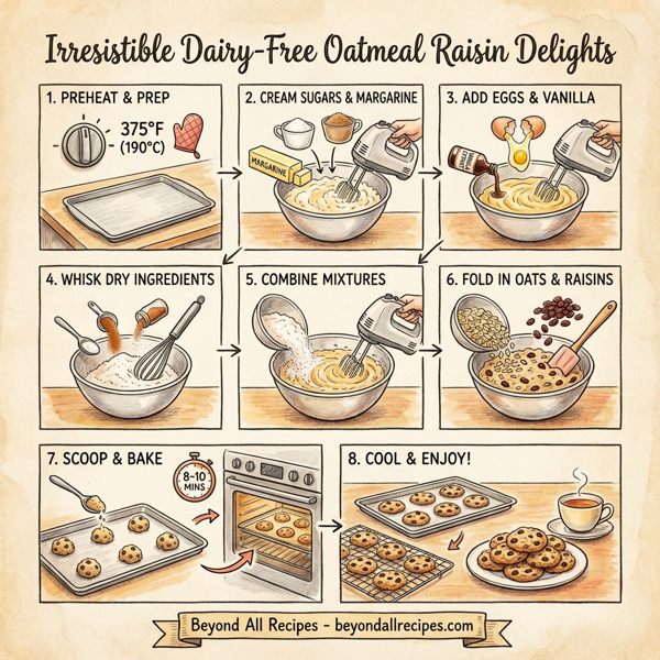 Irresistible Dairy-Free Oatmeal Raisin Delights instructions