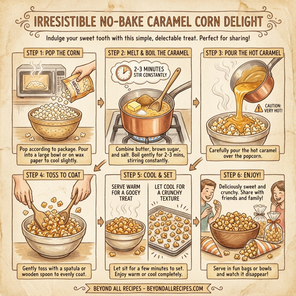 Irresistible No-Bake Caramel Corn Delight instructions
