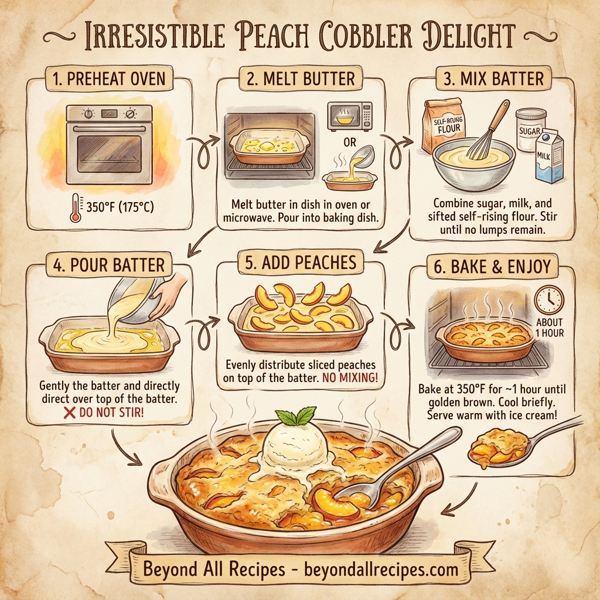 Irresistible Peach Cobbler Delight instructions