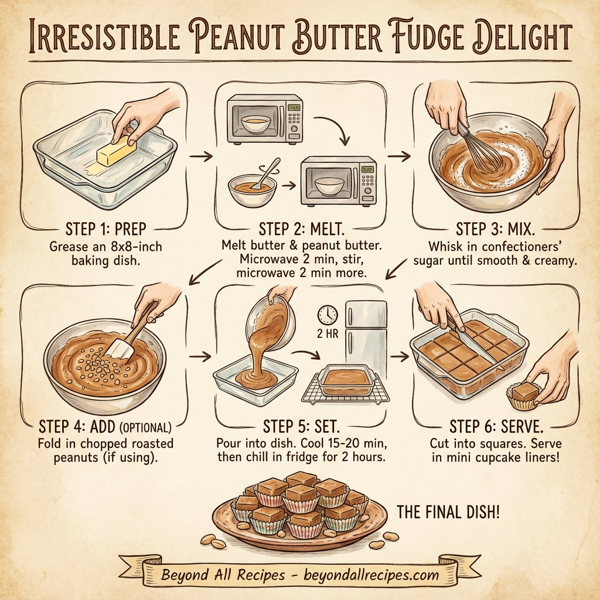 Irresistible Peanut Butter Fudge Delight instructions