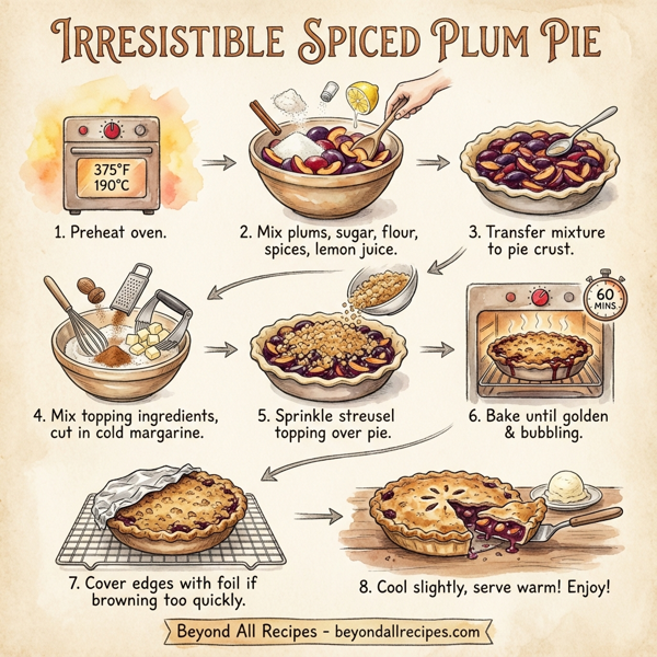 Irresistible Spiced Plum Pie instructions