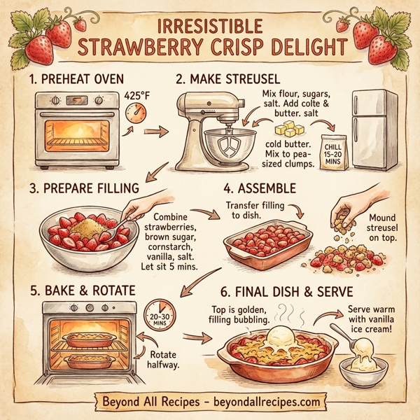 Irresistible Strawberry Crisp Delight instructions
