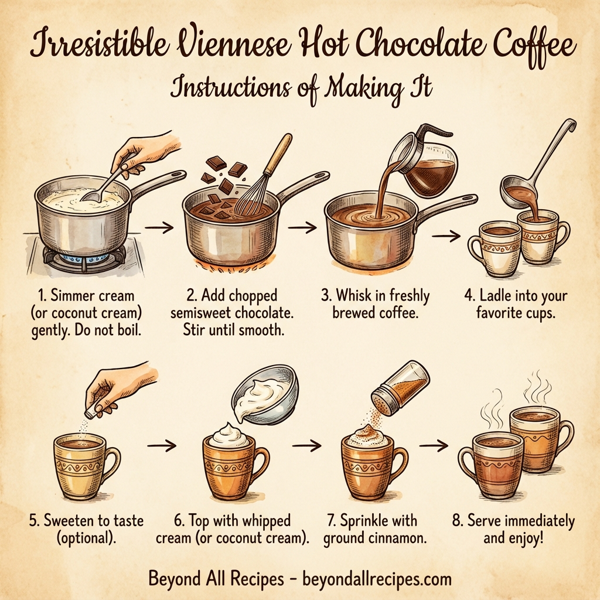 Irresistible Viennese Hot Chocolate Coffee instructions