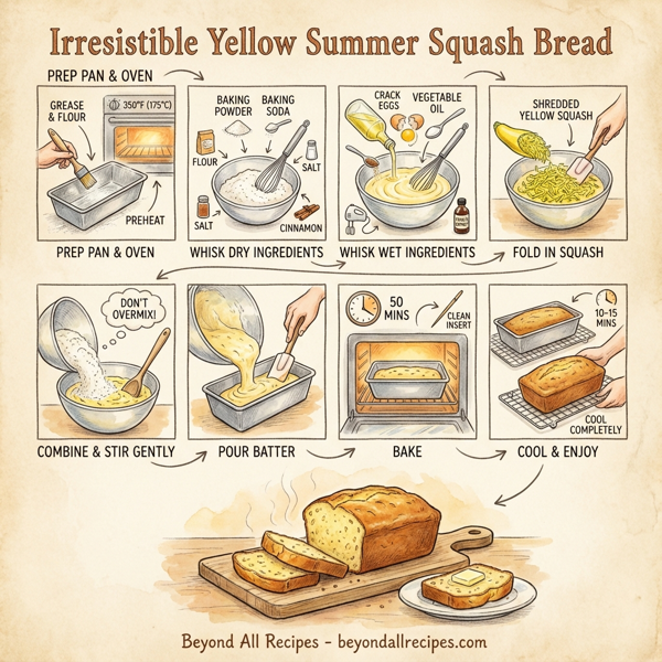 Irresistible Yellow Summer Squash Bread instructions