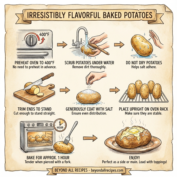 Irresistibly Flavorful Baked Potatoes instructions
