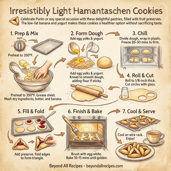 Irresistibly Light Hamantaschen Cookies instructions
