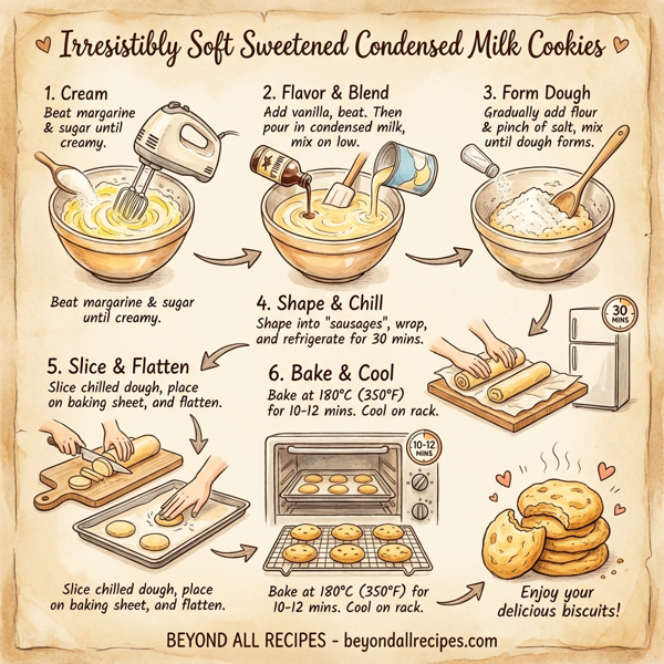 Irresistibly Soft Sweetened Condensed Milk Cookies instructions
