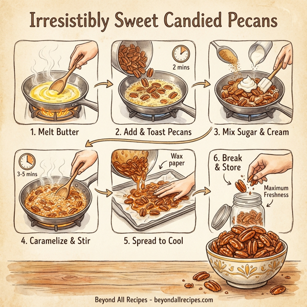 Irresistibly Sweet Candied Pecans instructions