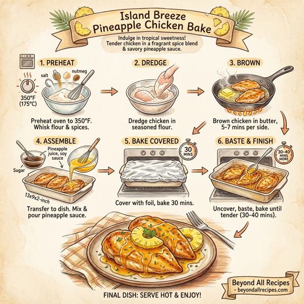 Island Breeze Pineapple Chicken Bake instructions