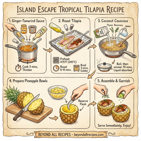 Island Escape Tropical Tilapia instructions