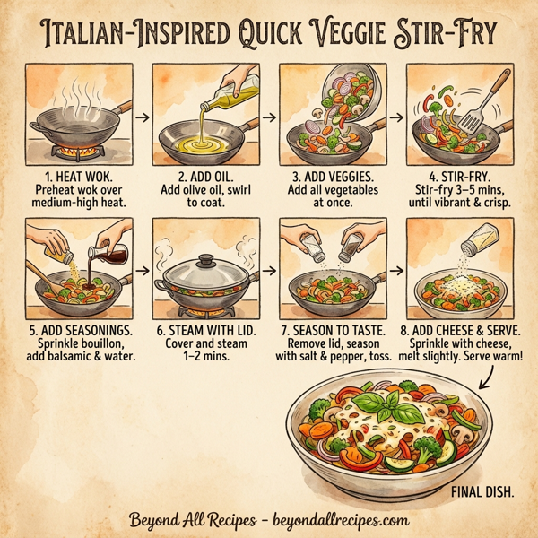 Italian-Inspired Quick Veggie Stir-Fry instructions