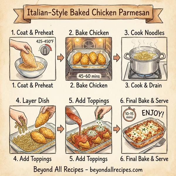 Italian-Style Baked Chicken Parmesan instructions