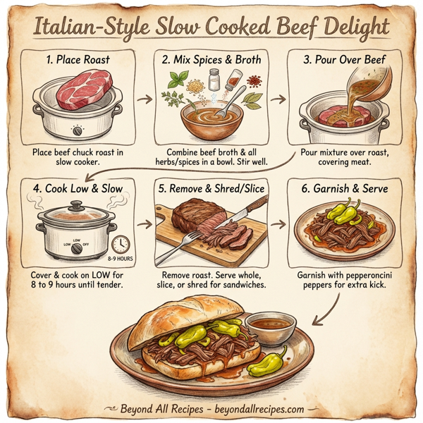 Italian-Style Slow Cooked Beef Delight instructions