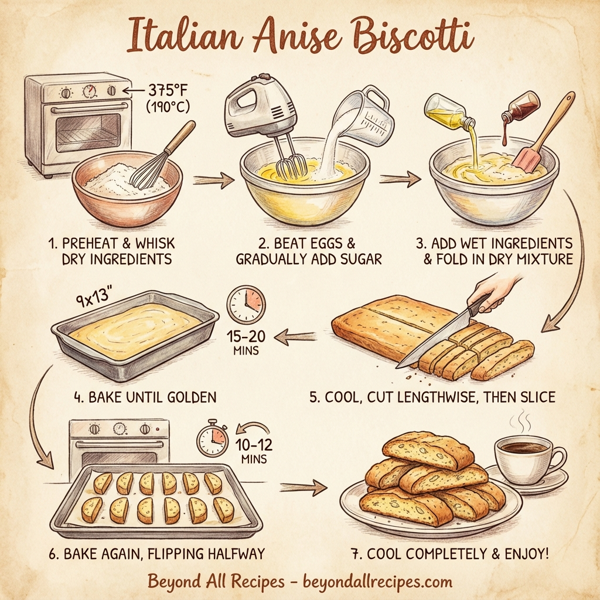 Italian Anise Biscotti instructions