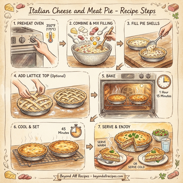 Italian Cheese and Meat Pie instructions