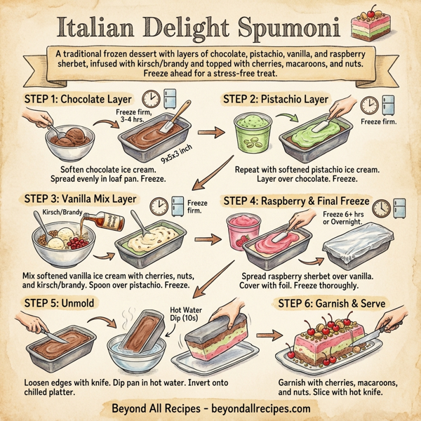Italian Delight Spumoni instructions