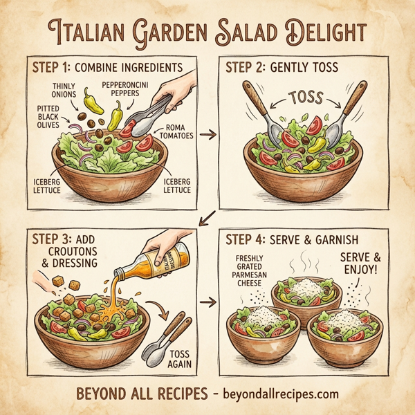 Italian Garden Salad Delight instructions