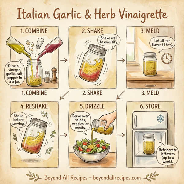 Italian Garlic & Herb Vinaigrette instructions