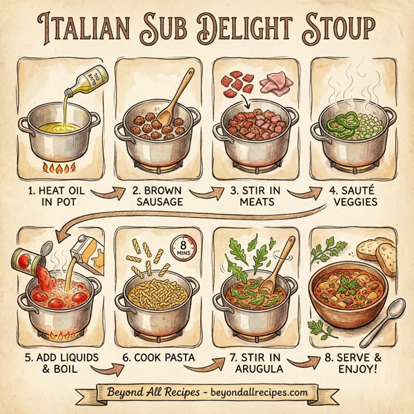 Italian Sub Delight Stoup instructions