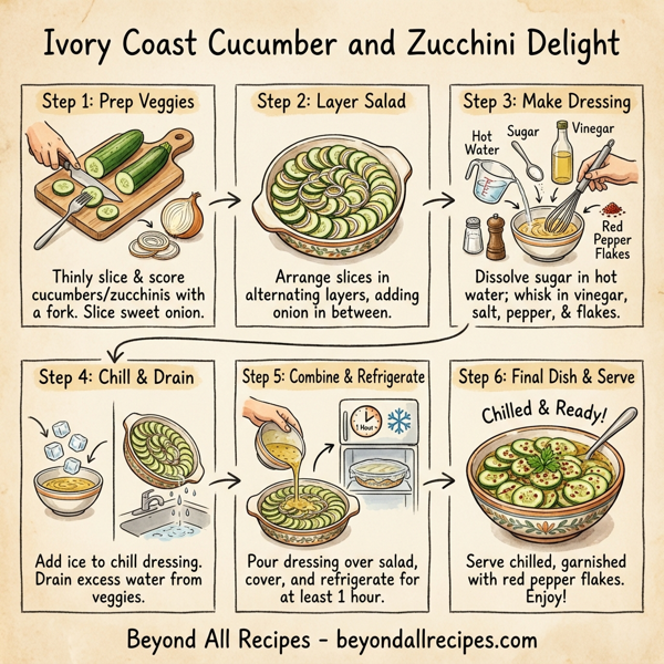 Ivory Coast Cucumber and Zucchini Delight instructions