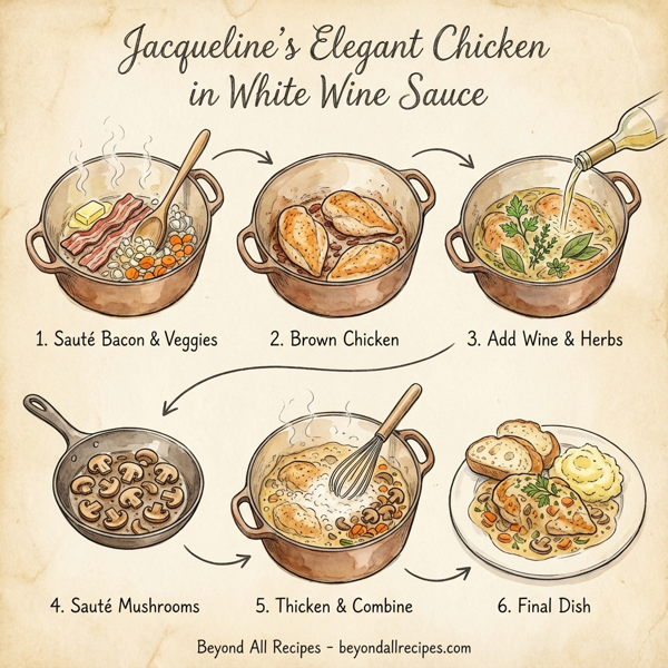 Jacqueline's Elegant Chicken in White Wine Sauce instructions