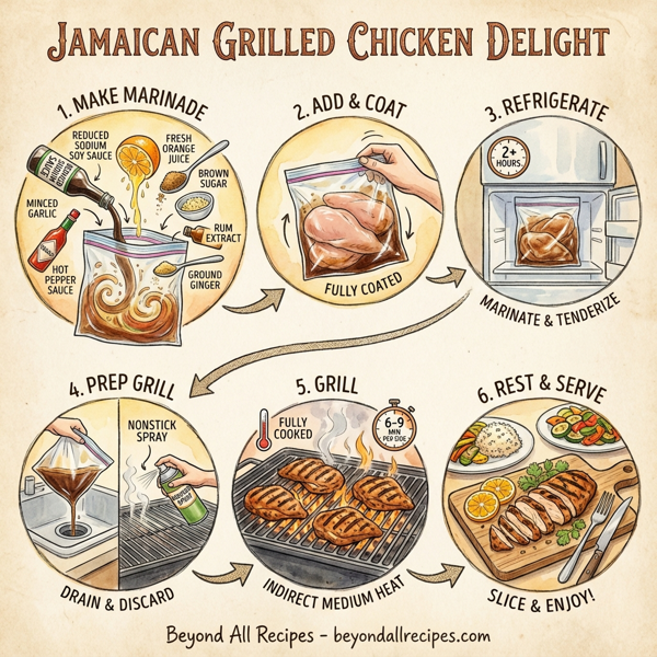 Jamaican Grilled Chicken Delight instructions